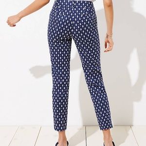 Pantalon Femme LOFT Diamond Dot Riviera - Coupe Julie - Taille 8 - Coton - Neuf Étiqueté